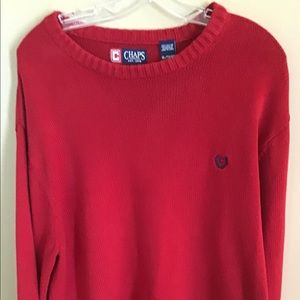 Men’s Chaps red long sleeved cotton sweater
